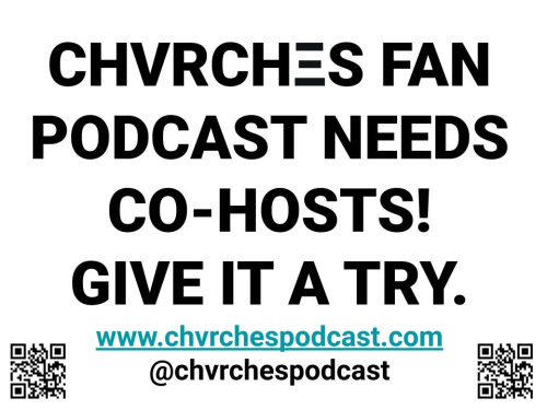 CHVCHES FLIER FOR SAN DIEGO